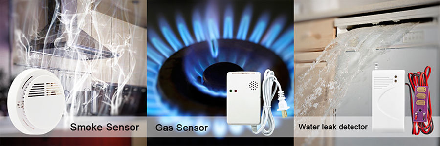 APP Remote Control Wireless & Wired GSM SMS PSTN Home House Fire Alarm